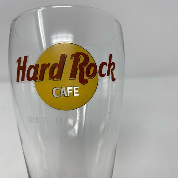 Hard Rock Cafe Niagara Falls Clear Glass Beer Mug - Picture 3 of 6